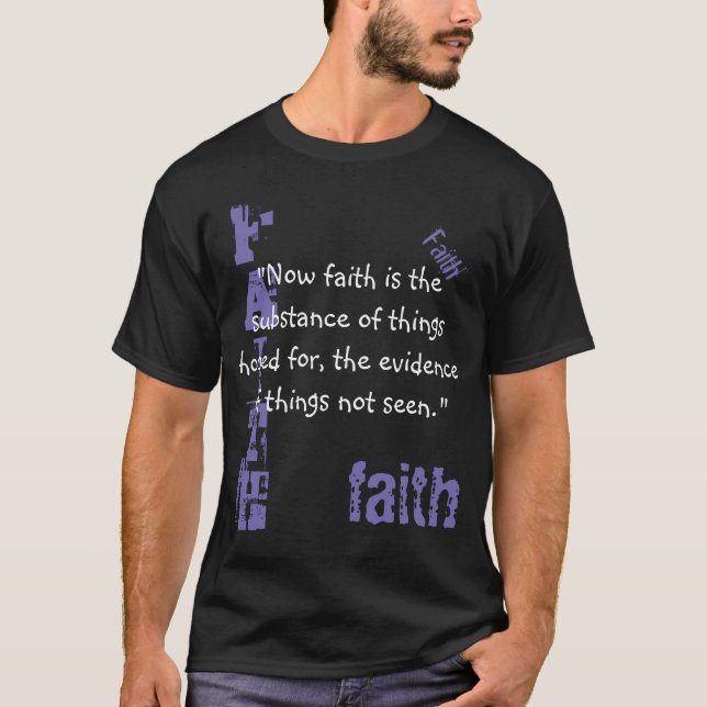 Hebräisch 11:1 T-Shirt (Vorderseite)