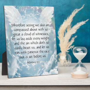 Hebräisch 12:1 fotoplatte
