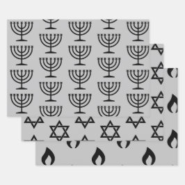 Hebräisch Inspiriert Geschenkwrap HAMbWG Geschenkpapier Set