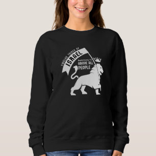 Hebräisch-israelisches Erbe vor allem Sweatshirt