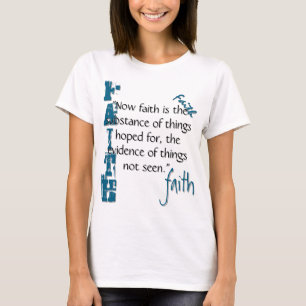 Hebräische 11:1 Passage T-Shirt
