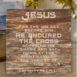 Hebräische 12:2 Osterbibel Verse Wodwohwohn Fotoplatte