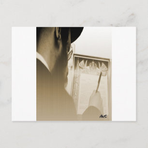 Hebräischer Bräutigam von aes Postkarte