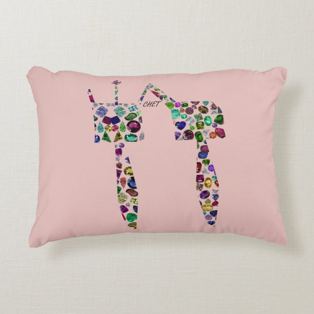 Hebräischer Brief 'CHET' Dekokissen (Vorderseite)