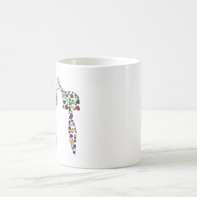 Hebräischer Brief 'CHET' Verwandlungstasse (Mittel)