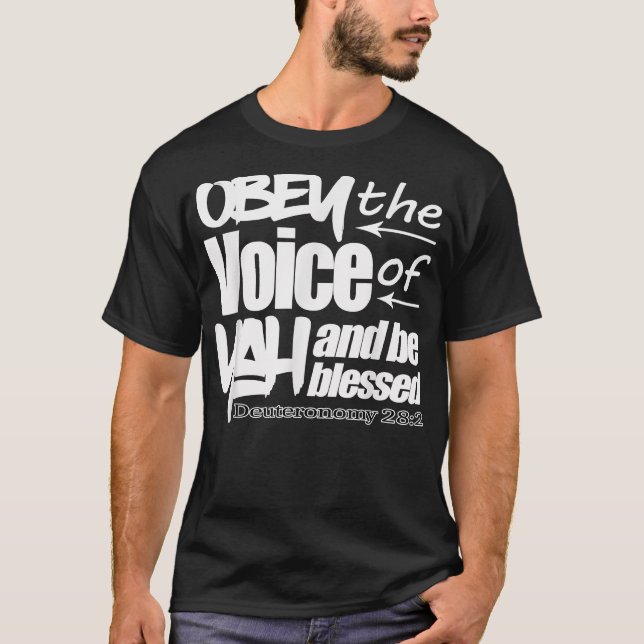 Hebräischer israelischer Stamm Judah Torah Deut 28 T-Shirt (Vorderseite)