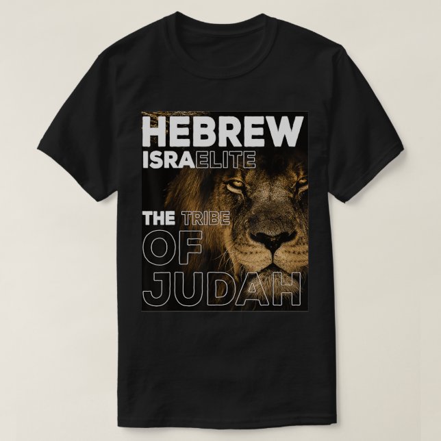 Hebräischer Israelit Der Stamm Juda T-Shirt (Design vorne)