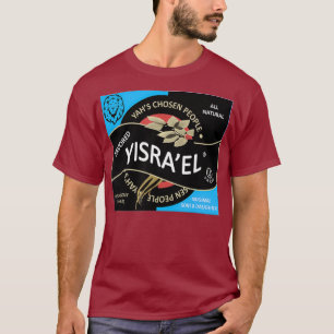 Hebräisches Israelite-Israel-Kultur Funny Label T-Shirt