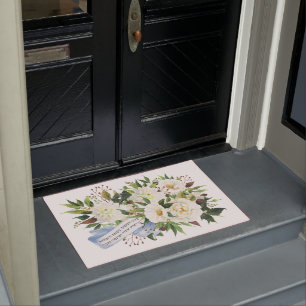 Hebrew Birkat Ha-Bayit Blessing für Zuhause Fußmatte