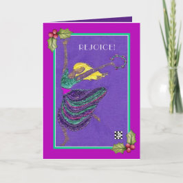 Hebrew Emanuel Dancer Weihnachtskarte Karte