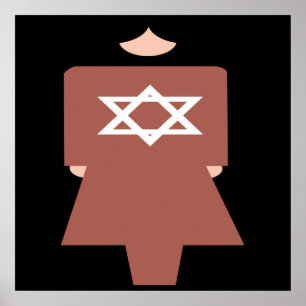 Hebrew-Frauensymbol Poster