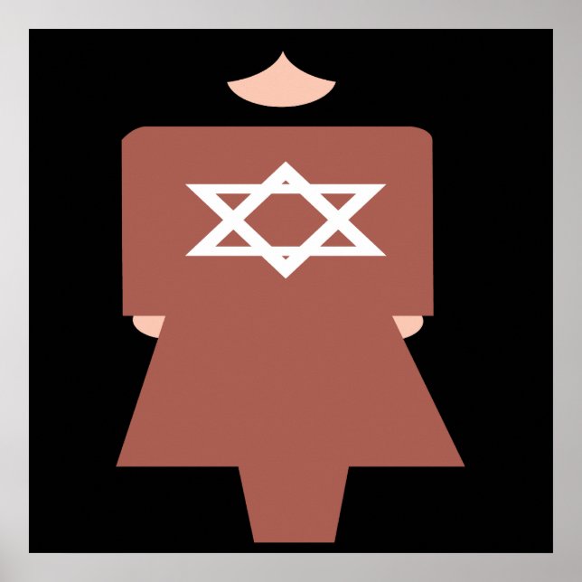 Hebrew-Frauensymbol Poster (Vorne)