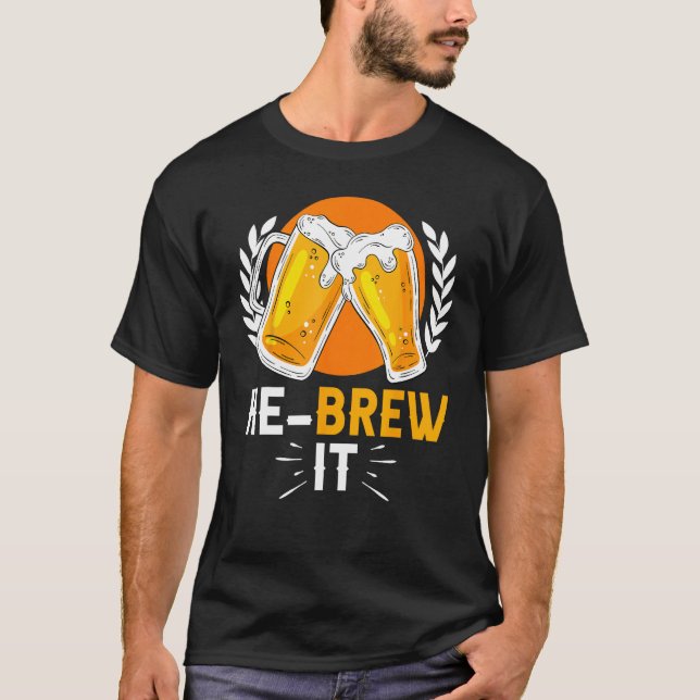 Hebrew Jewish Israelite Beer He Brew It T-Shirt (Vorderseite)