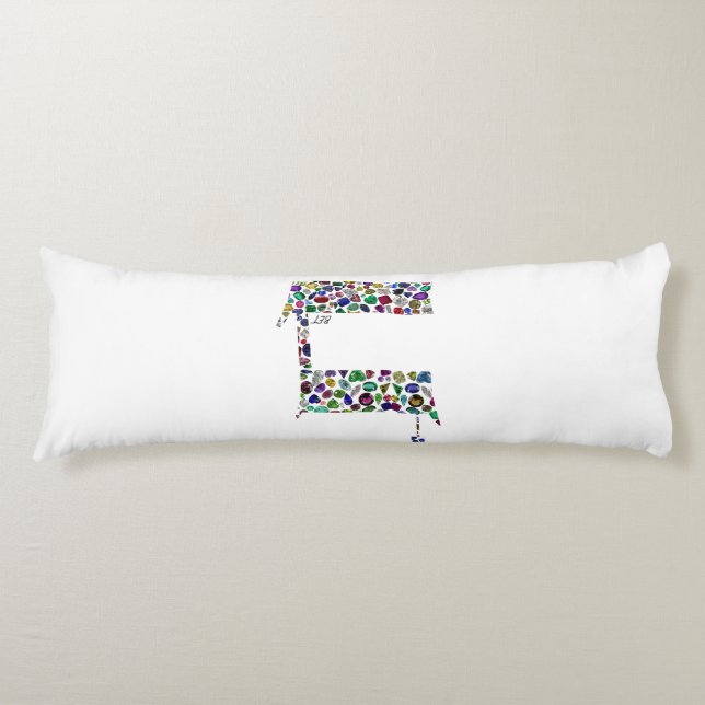 Hebrew Letter BET Seitenschläferkissen (Vorderseite)