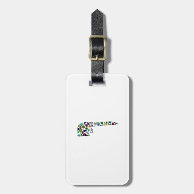 Hebrew Letter VAV Gepäckanhänger (Vorderseite vertikal)