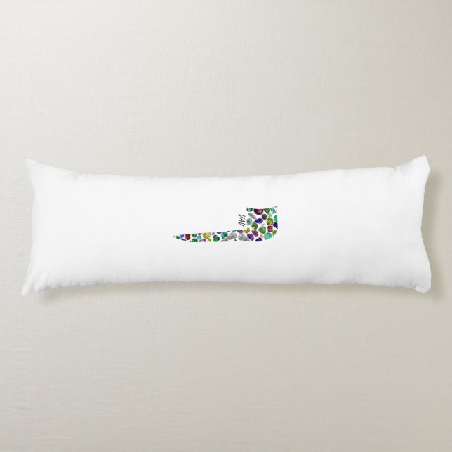 Hebrew Letter VAV Seitenschläferkissen (Vorderseite)