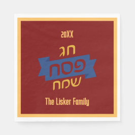 Hebrew-Passover-Familie Serviette