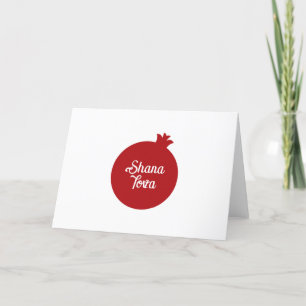 Hebrew Shana Tova und Apple Dankeskarte