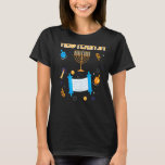 Hebrew Text Chag Chanukah Sameach Happy Hanukkah T-Shirt<br><div class="desc">Hebrew Text Chag Chanukah Sameach Happy Hanukkah</div>