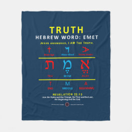Hebrew Word Emet Fleecedecke