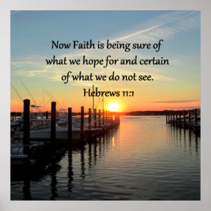 HEBREWS 11:11 SONNENDESIGN POSTER