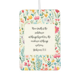 Hebrews 11:1 Air Freshener Autolufterfrischer