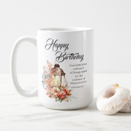 Hebrews 11:1 Christian Birthday Wishes Kaffeetasse