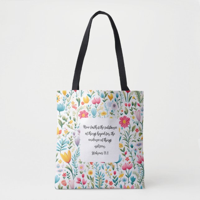 Hebrews 11:1 Tote Bag (Vorderseite)