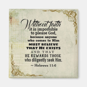 Hebrews 11:6 magnet