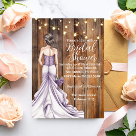 Hebrews 12:15 Graceful Bridal Shower Invitation Einladung