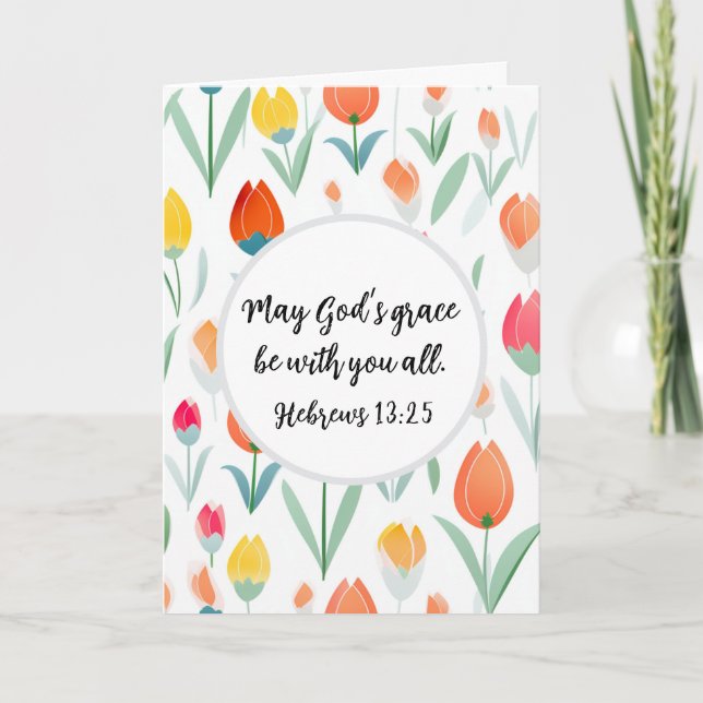 Hebrews 13:25 Greeting Card Karte (Vorderseite)