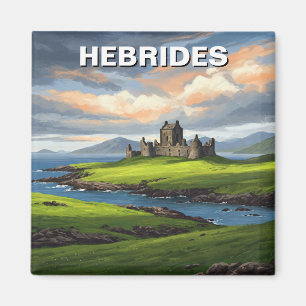 Hebrides Scotland Travel Magnet