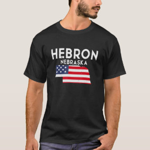 Hebron Nebraska USA Staat America Travel Nebraskan T-Shirt