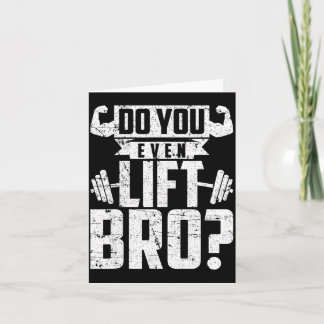 Hebt das Shirt den Bruder im Fitnessstudio überhau Karte