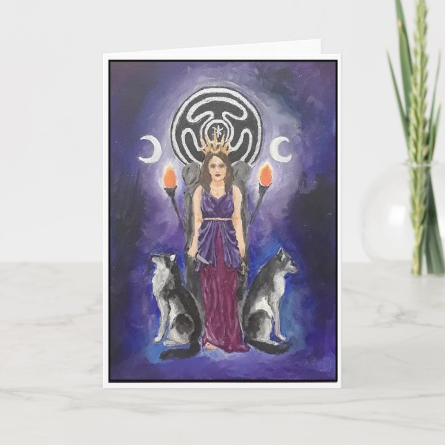 Hecate Blank Grußkarte Karte (Vorderseite)