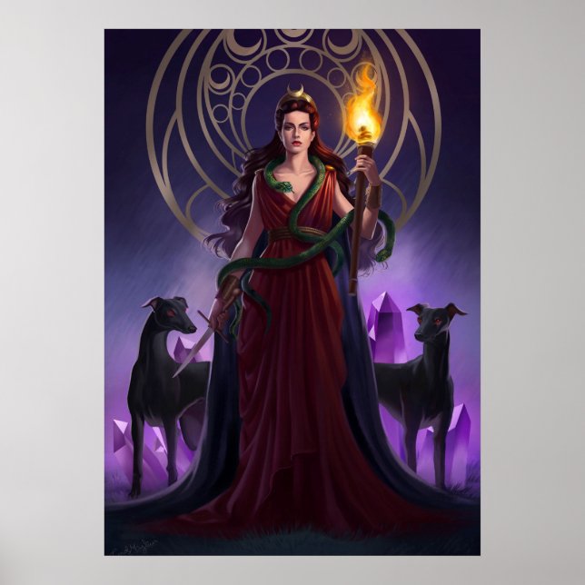 Hecate Goddess Poster (Vorne)