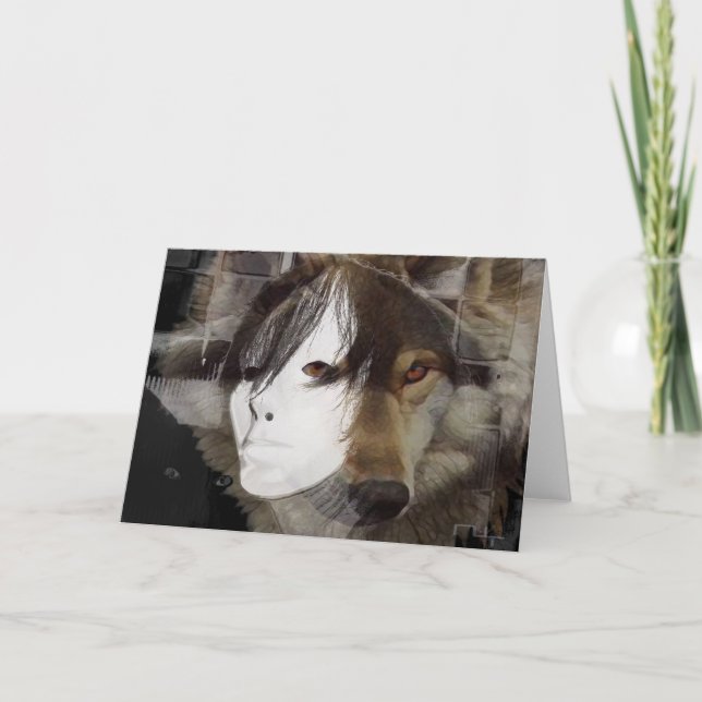 Hecate im Mondschein (Karte) Karte (Vorderseite)