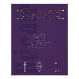 Hecate-Plakat Fotodruck