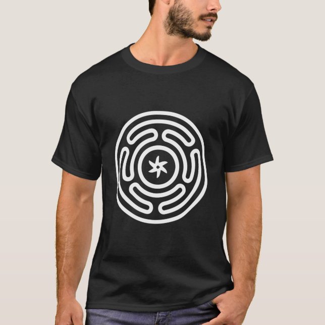 Hecate Wheel Goddess Symbol Magical Spiritual T-Shirt (Vorderseite)