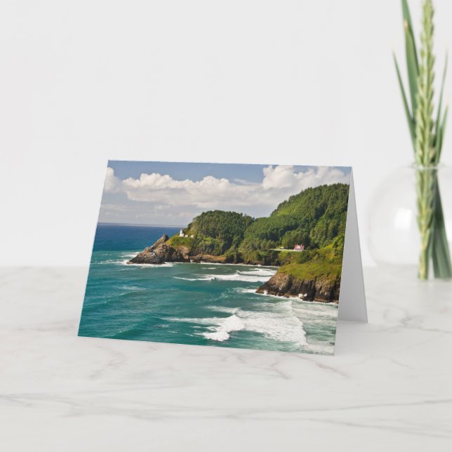 Heceta Hauptleuchtturm Karte (Vorderseite)