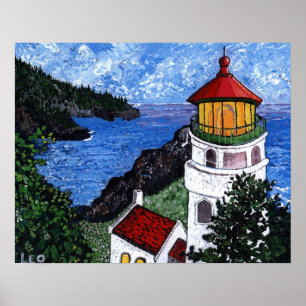 Heceta Hauptleuchtturm Poster