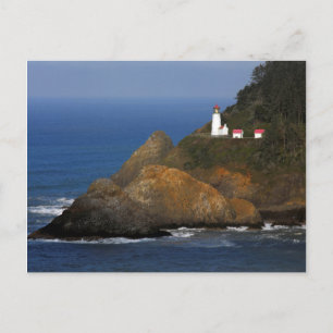 Heceta Head Lighthouse, Cape Creek, Oregon, USA Postkarte