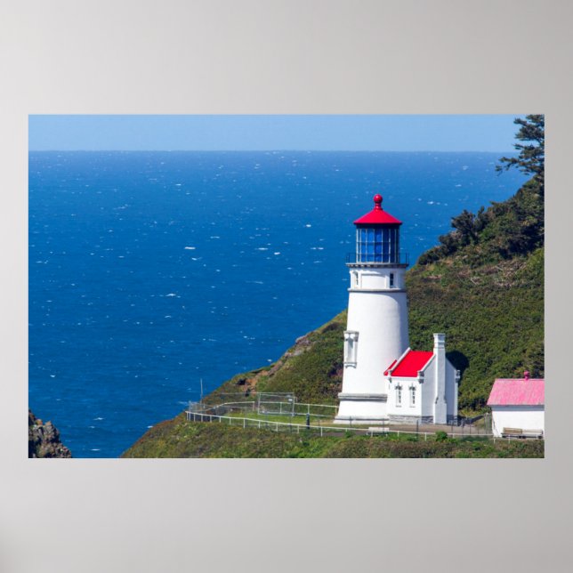 Heceta Head Lighthouse in der Nähe von Florenz Poster (Vorne)