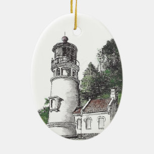 Heceta Head Lighthouse Keramikornament