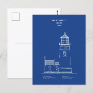 Heceta Head Lighthouse - Oregon - AD Postkarte