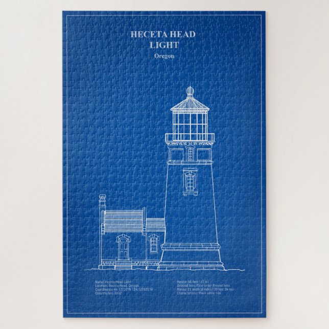 Heceta Head Lighthouse - Oregon - AD Puzzle (Vertikal)