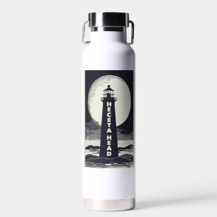 Heceta Head Lighthouse Oregon Moon Trinkflasche