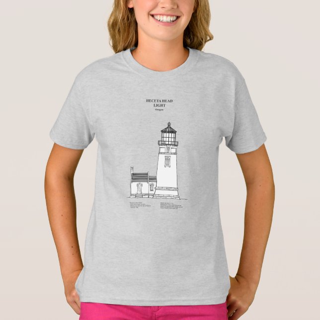 Heceta Head Lighthouse - Oregon - SBD T-Shirt (Vorderseite)