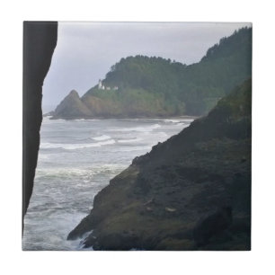 Heceta Head Lighthouse & Sea Lions, OR Fliese