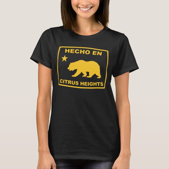 Hecho en Citrus Heights California Republic Pacifi T-Shirt (Vorderseite)